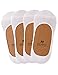 VERO MONTE 4 Pairs Mens No Show Socks WHITE 8.5-10.5 for Low Profile Shoes