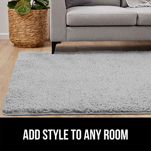 Gorilla Grip Soft Faux Fur Area Rug, Washable, Shed and Fade Resistant
