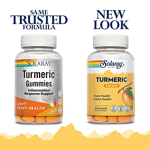 Solaray Turmeric Gummies w/Ginger Healthy Heart & Inflammation