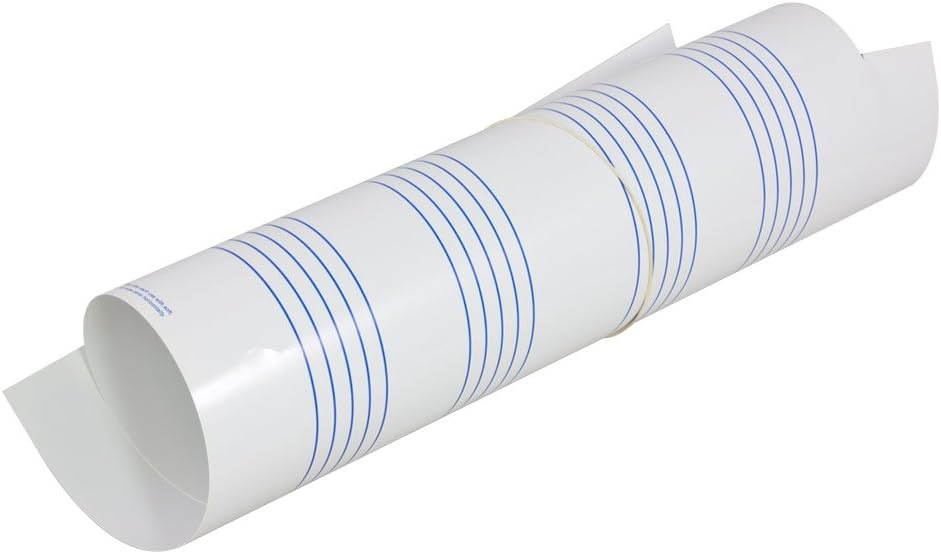 Chamberlain Music PS05 Write and Wipe Wall Poster with Pre-Printed Music Staves