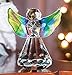 The Paragon Crystal Angel - Handcrafted, Faceted Tabletop Decoration or Ornament