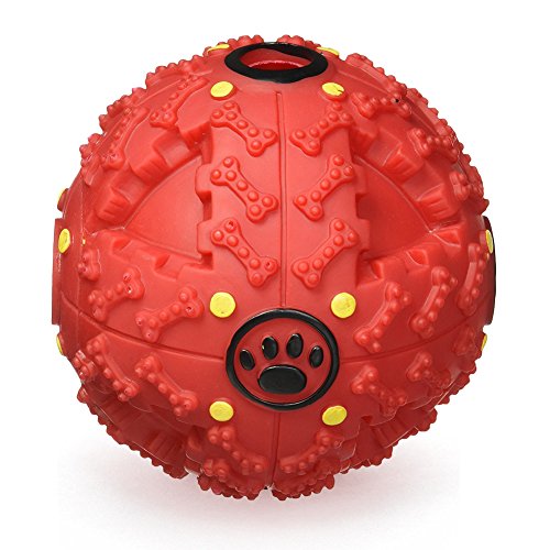 Interactive Dog Toys by FurryFido, Dog toys ball and treat dispensing for small/middles size(under 30lbs) dogs/cats/ and pigs Funny Dog Puzzle and Dog Toys for Boredom and Thinking