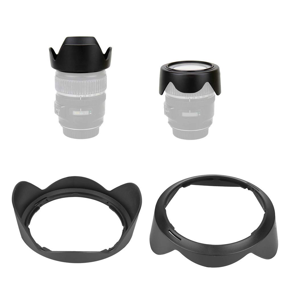 Photo 1 of 1pc  HB-23 Lens Hood, Sunshade Rainproof Cover Replacement 77mm for 17-35mm F/2.8D, 18-35mm F/3.5-4.5G ED