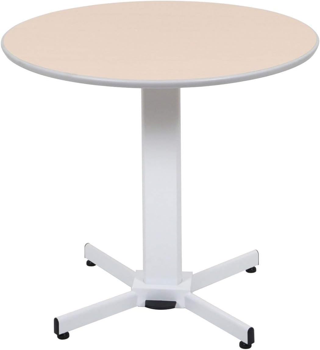 LUXOR LX-PNADJ Pneumatic Round Pedestal Table: Kitchen & Dining