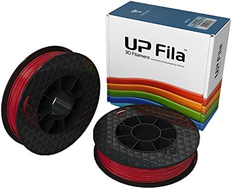 Tiertime low odor premium PLA Filament, Red, 1KG (Pack of 500g×2 rolls)