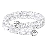 Swarovski Crystaldust Bangle Double - White - 5255900