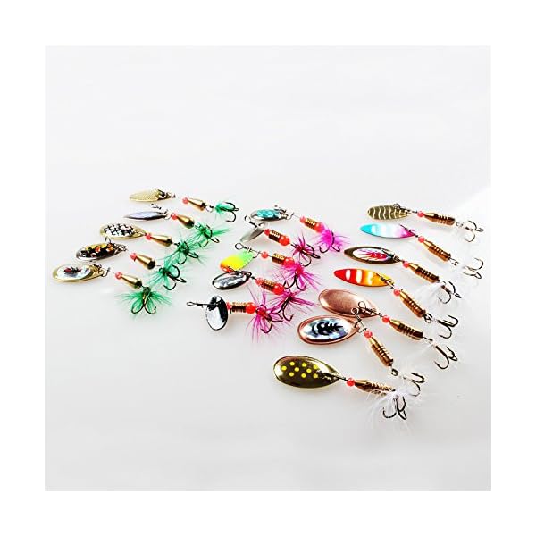 Sougayilang-Rotatable-Spinning-Fishing-Lure-with-Feather-Pack-of-30pcs