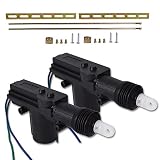 runmade Universal High Car Power Heavy Duty High Power Door Lock Actuator 12V (2 Pack, Black)