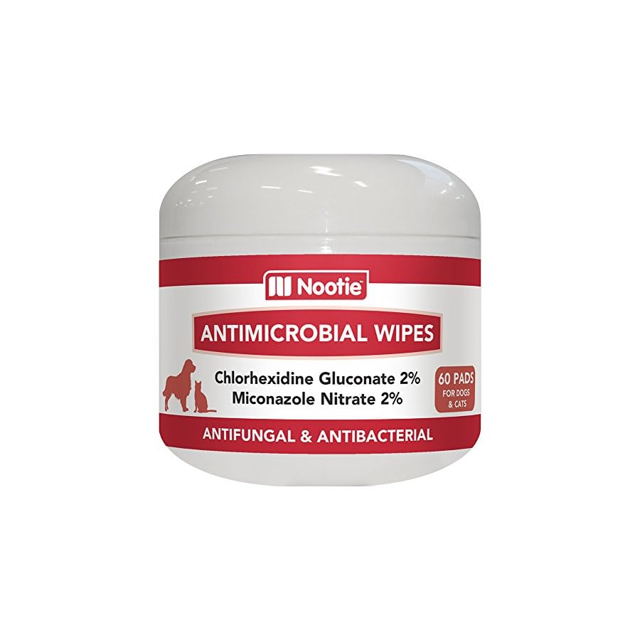 Nootie Medicated Dog Wipes Antifungal Wipes Antibacterial Wipes