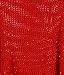 Simplicity Women's Long Knitted Pullover Tassel Edge Poncho Sweater, Red