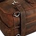 Texbo Men's Thick Cowhide Leather 16 Inch Laptop Shoulder Messenger Bag Briefcase Tote