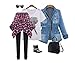 Womens Casual Classic Denim Lapel Long Sleeve Slim Jean Outwear Jacket Coat 5XL