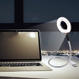 Eboxer Mini USB LED Light 18 LED Clamp Flexible Gooseneck Reading Lamp Black view 5
