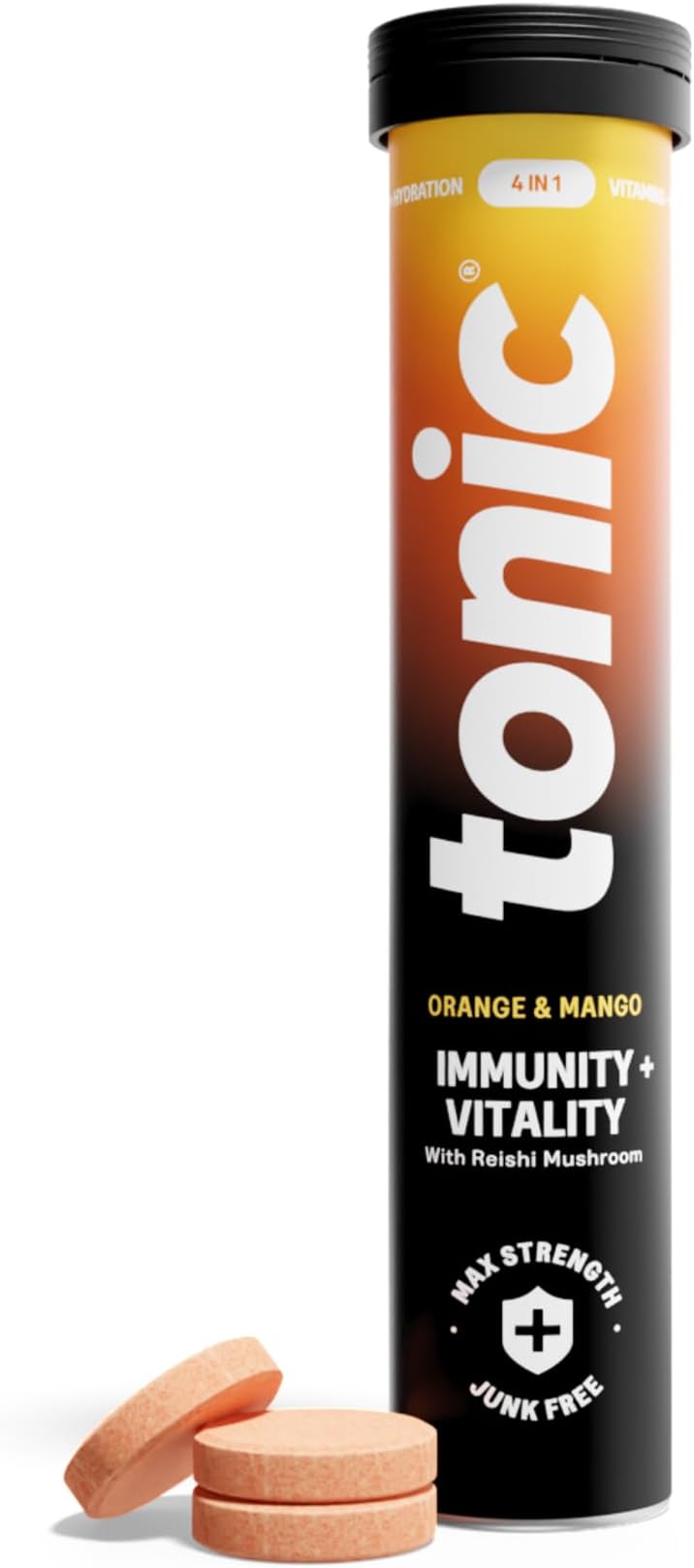 Tonic Health Daily Immunity Tablets 4 in 1 Effervescent Multivitamins