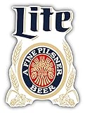 Miller Lite Beer Drink Car Bumper Sticker Decal 4