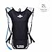 Vbiger Hydration Pack with 2L Bladder Water Bag Great for Hunting Climbing Running and Hiking (Black 2, One Size)
