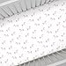 NoJo Unicorn 100% Cotton Sateen Fitted Crib Sheet, White/Pink/Silver