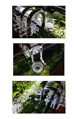 JARDLI Metal Lily Pipe Surface Skimmer Steel Stainless Inflow Outflow for Aquarium Planted Tank (13mm Outflow & 17mm inflow Set)
