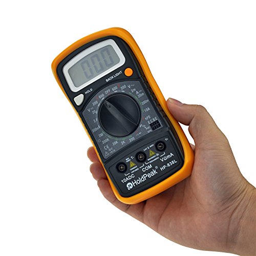 Digital Meter Multimeter Amp Ohm Voltmeter Tester Fluke with hFE Test