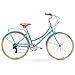 sixthreezero Ride in the Park Women's 7-Speed City Road Bicycle, Blue, 17