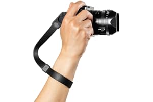 Peak Design Cuff Leather Camera Wrist Strap – Quick Release, 200 lb Capacity, for DSLR, Compact & Point-and-Shoot Cameras