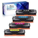 LxTek Compatible Toner Cartridge Replacement Combo Set For Canon 131 (1 Black| 1 Cyan | 1 Magenta | 1 Yellow) For use in Canon ImageClass MF628Cw MF8280Cw MF624Cw LBP7110Cw Printer
