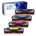 LxTek Compatible Toner Cartridge Replacement for Canon 131 131H to use with ImageClass MF8280Cw LBP7110Cw MF628Cw MF624Cw Color Laser Printer (Black,Cyan,Magenta,Yellow, 4-Pack)