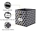 homyfort Cube Storage Organizer Bins 11x11 - Fabric Storage Cubes Bin Foldable Baskets Square Box with Labels and Dual Sturdy Handles for Shelf, Nursery, Cabinet, Clothes, Toys, Set of 6 (Grey)