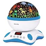 Moredig-Baby-Projector-with-Timer-and-Remote-Built-in-12-Light-Songs-360-Degree-Rotating-8-Colorful-Lights-Romantic-Night-Lighting-Lamp-for-Birthday-Parties-Bedroom-Blue-White
