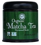 First Harvest Ceremonial Grade Organic Japanese Matcha Green Tea Powder, 2 Ounce (60 Grams)