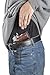 The Defender Leather IWB Holster - Fits Most 1911 Style Handguns - Kimber - Colt - S & W - Sig Sauer - Remington - Ruger & More - Made in USA - Black Left Handed