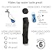 Black + Blum Eau Good Water Bottle with Charcoal Filter | Filter Water Using Traditional Japanese Binchotan Charcoal, Leak Proof BPA Free Bottle, Blue, 800ml / 27oz