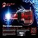 LIGHTENING DARK 10000 Lumens H7 LED Headlight Bulbs,CREE Chips Conversion Kit,6000K Cool White - 360°Adjustable Beam Pattern