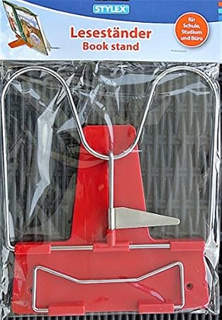 Lesestander Buchstander Buchstutze Metall Toppoint Farbe Farbe Rot Amazon De Burobedarf Schreibwaren