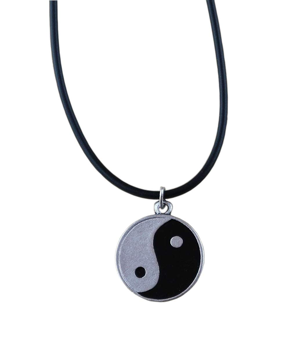 Eurofusioni Yin and Yang silver plated TAO pendant