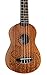 Luna Tattoo Mahogany Soprano Ukulele Bundle with Gig Bag, Tuner, Austin Bazaar Instructional DVD, and Polishing Cloth