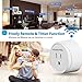 Smart plug, OUKITEL Mini Wifi Outlet Works With Alexa, Google Home & IFTTT, No Hub Required, Remote Control Your Home Appliances from Anywhere, ETL & FCC Certified,Only Supports 2.4GHz Network(4 Piec