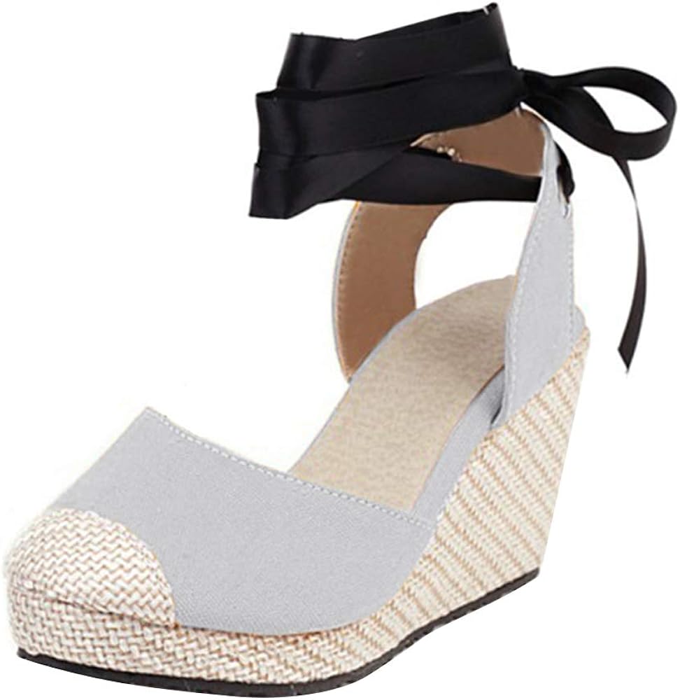 platform strap up sandals