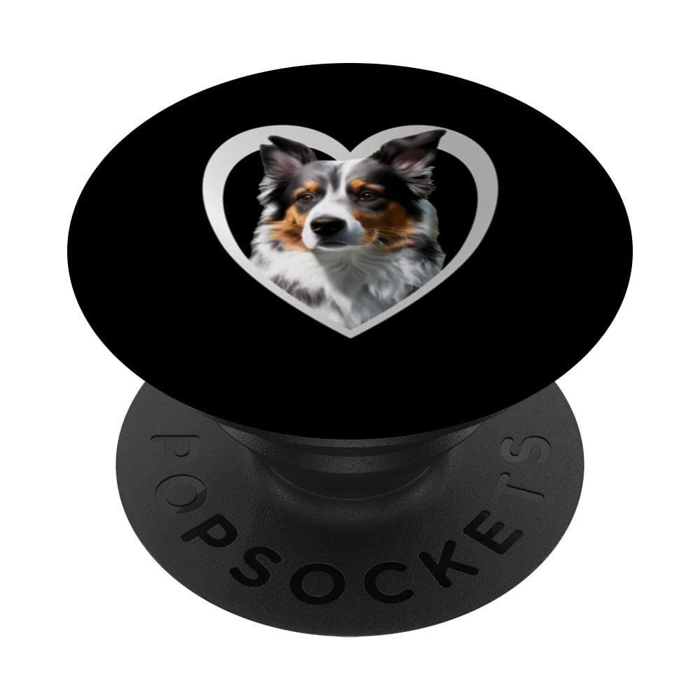 Aussie Tshirts - Aussie Dog - Australian Shepherd PopSockets Swappable PopGrip