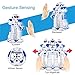 Wonwo Robot Toy for Kids, Smart Robot Kit with Remote Control & Gesture Control, Perfect Robotics Gifts for Boys Girls Learning Programmable Walking Dancing Singing