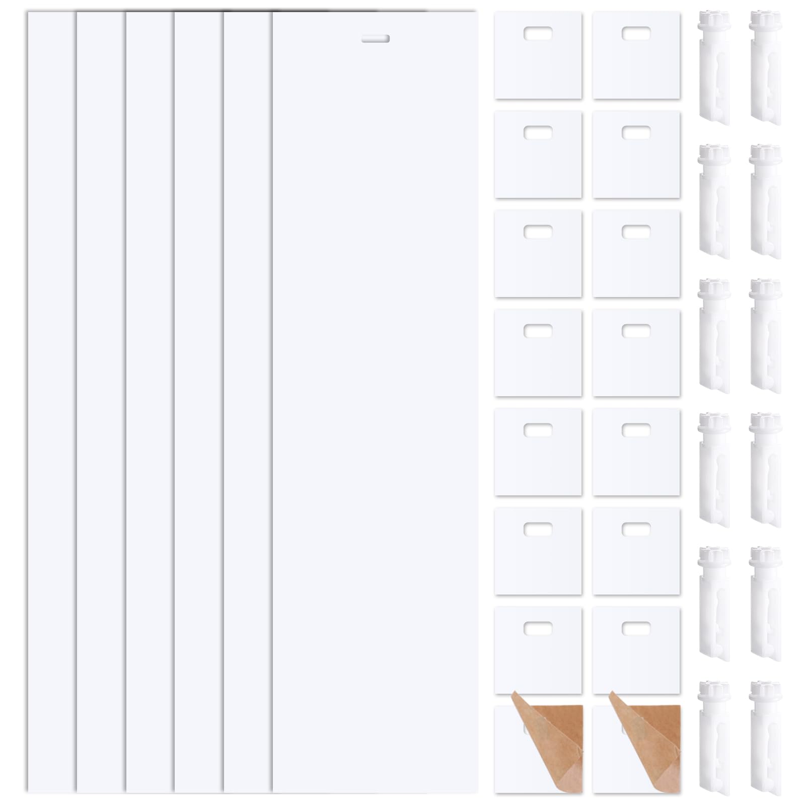 50 Pcs 3x4 Inch Adhesive Plastic Pockets + 50 White Cards | Clear Label Sleeves | 50 Pcs 3x4 Inch Adhesive Plastic Pockets + 50 White Cards | Clear Label Sleeves |