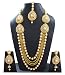Shoppingover Womens Kundan Polki Gold Necklace Set with Earrings