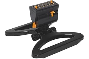 Melnor XT Mini-Turbo Oscillating Sprinkler with One Touch Width Control & Flow Control, and Rotation, waters up to 3,900 sq.f