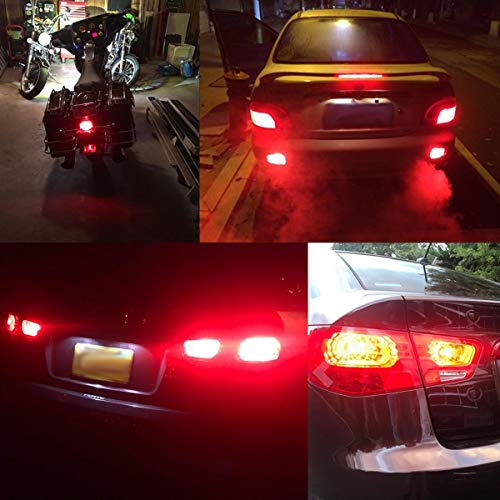 iBrightstar Newest 930V Flashing Strobe Blinking Brake Lights 7440 7443 T20 LED Bulbs with