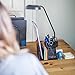 Office Desk Organizer- Desk Organizer For Men And Women Desk Organizer And Accessories Mesh Desk Organizer Includes Stapler, 200 Staples and Scissors