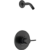 Delta T14259-LHD-PP Modern Shower Only Trim Package - Less Shower Head - Matte Black