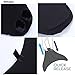 GOALUKK Mermaid Tails with Monofin for Swimming,Training Diving Fins Swim Fins for Kids and Adults(Black) (S-Child size)
