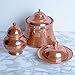 Mandalina Magic Copper Kitchen Canister with lid – Handmade, Medium 2 quart Hammered Metal Jar, Tin, Urn for Cookie Storage, Coffee, Tea, Sugar, Biscuits, Flour, Snacks, Garlic, Candy, Dog Treats