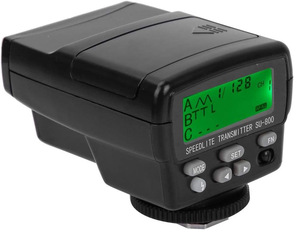 Akozon Flash Trigger Su800 Wireless Ttl Speedlight Commander Flash Light Trigger Transmitter for Nikon Sb910 Sb800