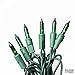 100 Green Miniature Christmas Lights Set - Mini Holiday String Lights